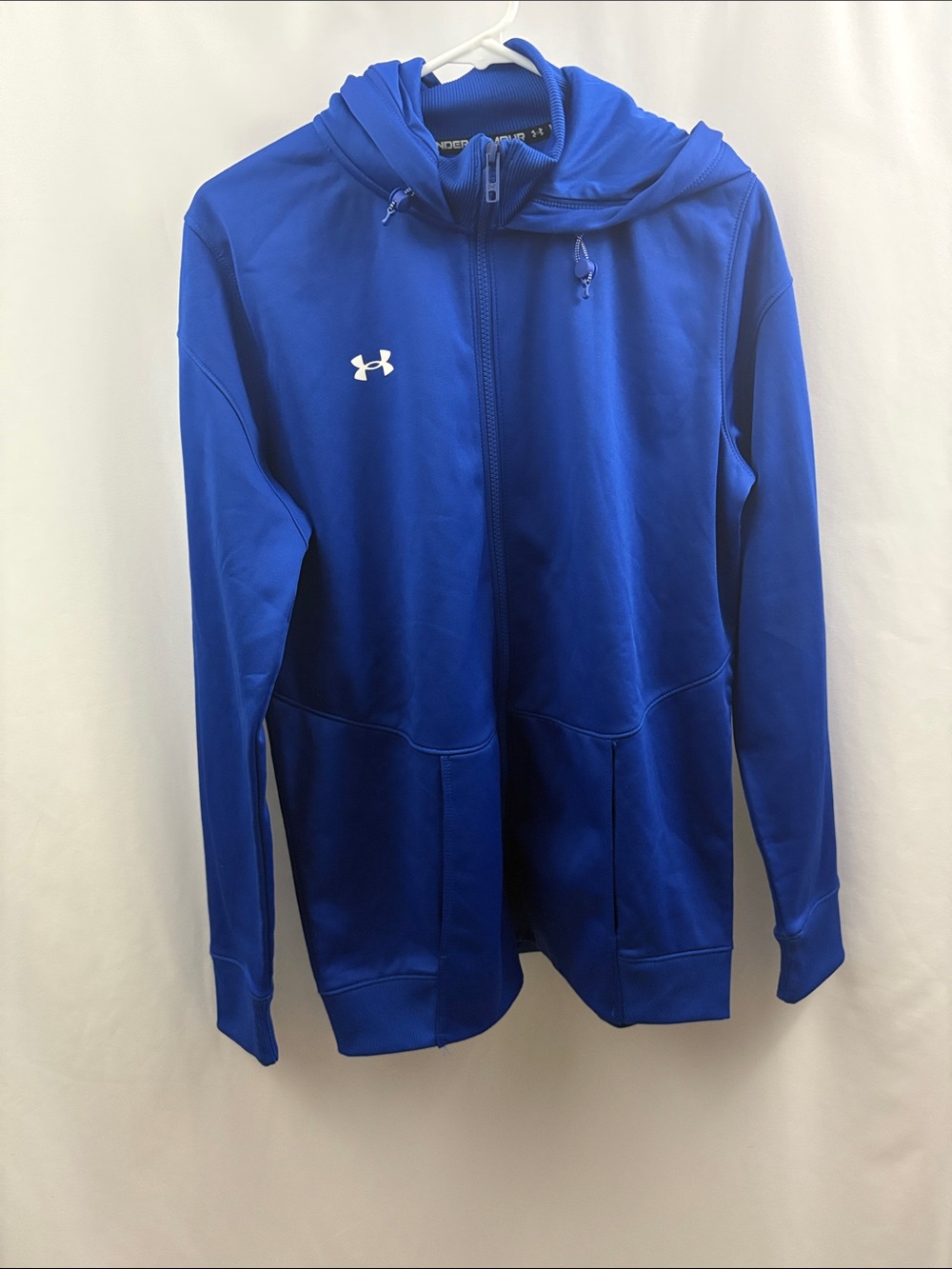 Under Armour Womens Hoodie Size Medium Tall Long Brand New Royal Blue NWT